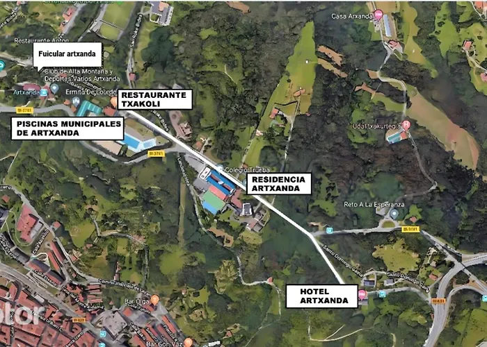 Hotel Artxanda Bilbao, Parking Gratuito en el Exterior Junto al Hotel